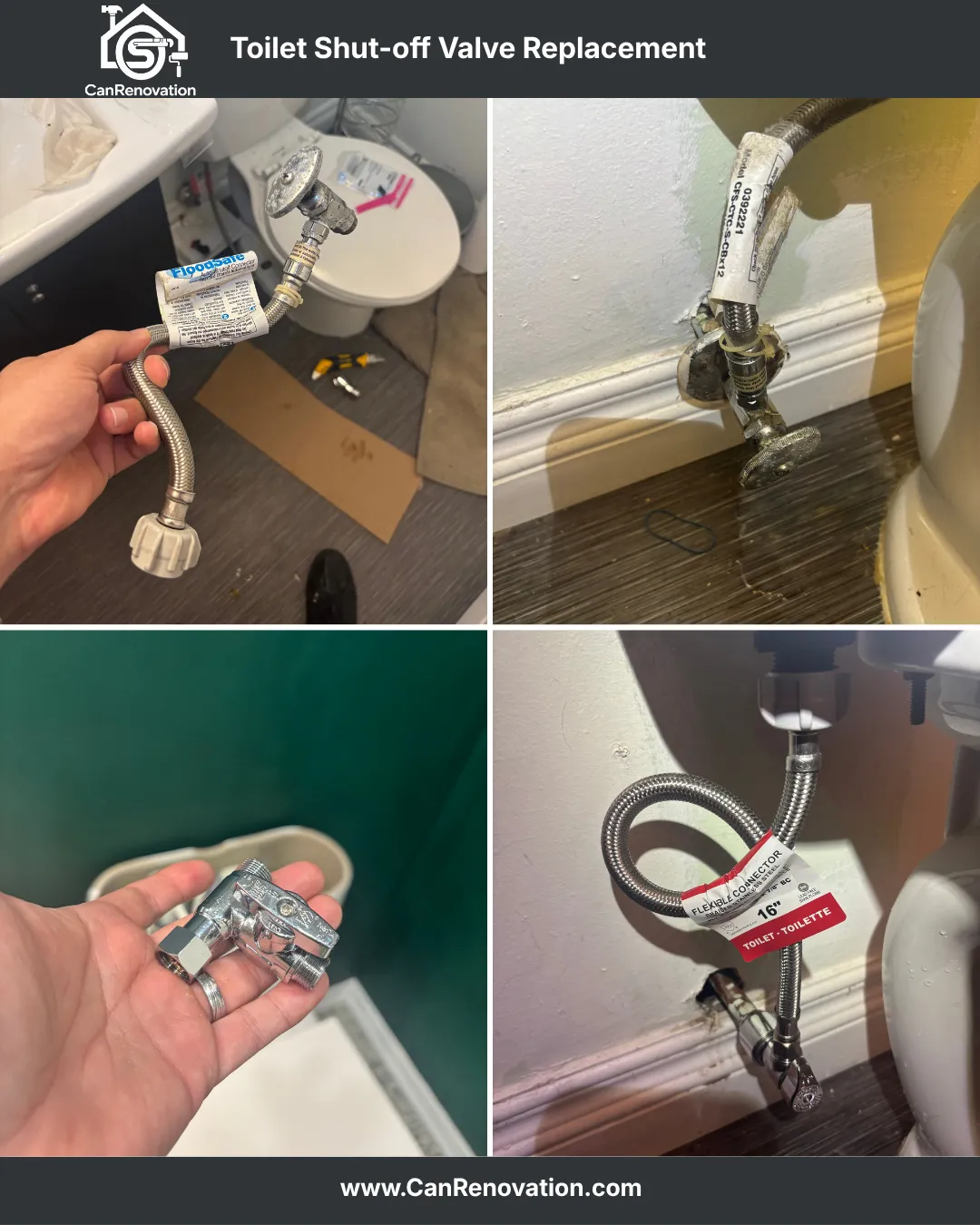 Toilet Shut-Off Valve Replacement