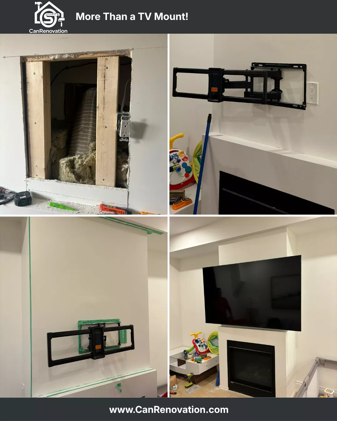 TV Mount Wall Reinforcement Toronto