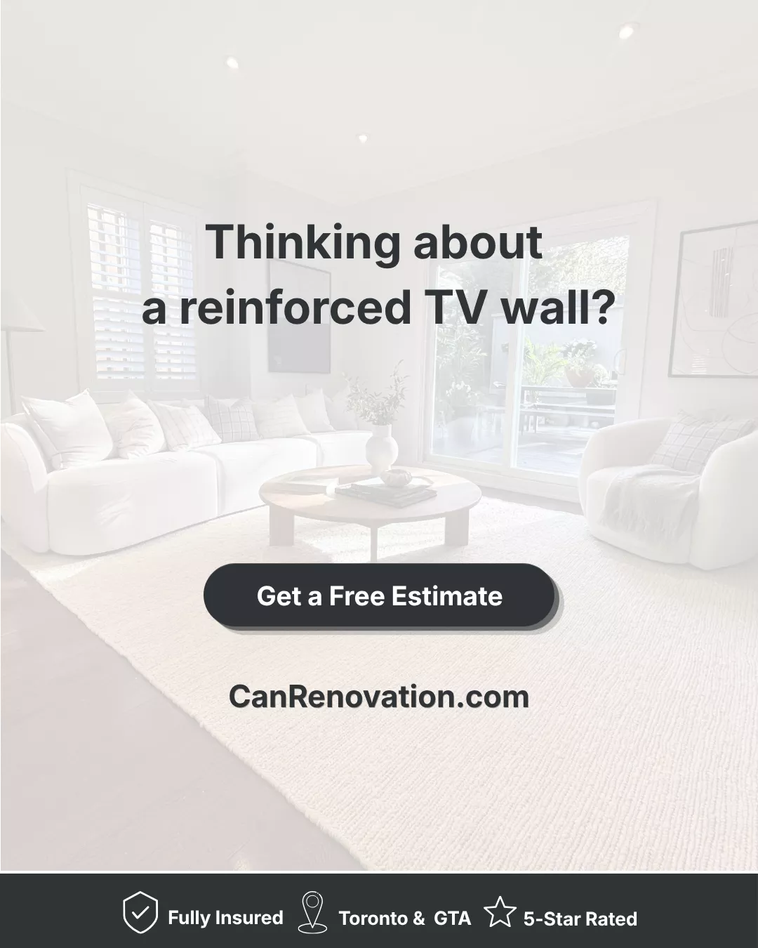 Full Motion TV Mount Installation Toronto