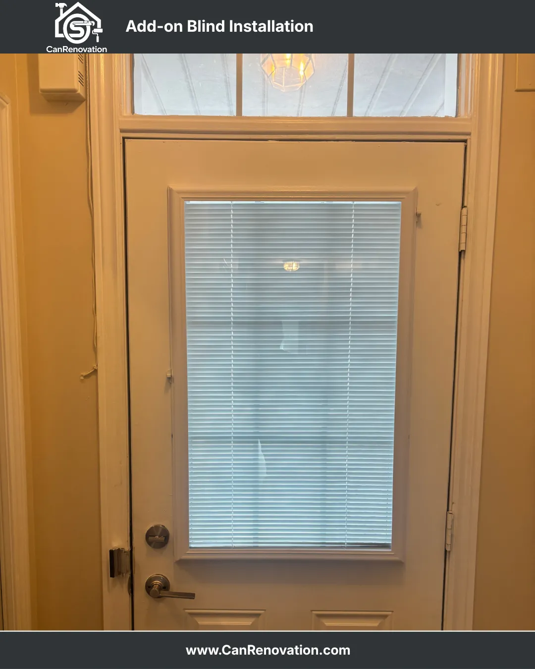 Add-on Blind Installation