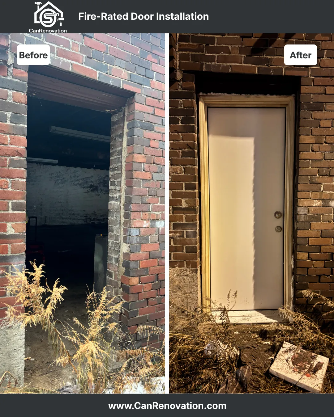 Fire-Rated Door Installation